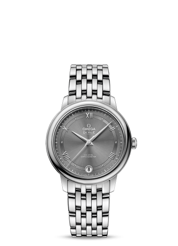 Omega De Ville Prestige Co-Axial 32.7 Stainless Steel / Vintage Grey / Bracelet